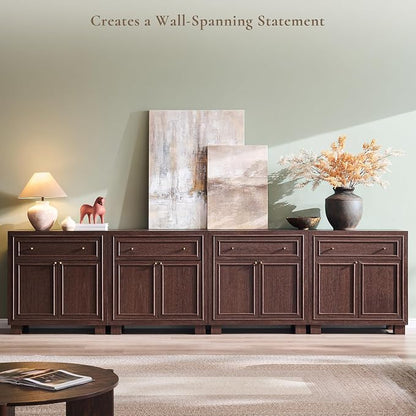ACCOHOHO Modern Farmhouse Buffet Cabinet, Modular Storage Cabinet - Image 7