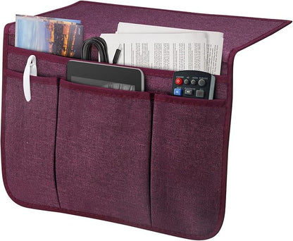 Bedside Caddy Bedside Storage Organizer Magazine Phone Tablet iPad Remote Holder by SYSOV