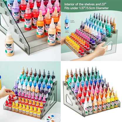 Acrylic Paint Organizer, Painting Bottle Holder, Acrylic Paint Storage Organizer - Image 6