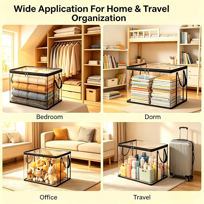 Clear Thin PVC Storage Bags - Image 4