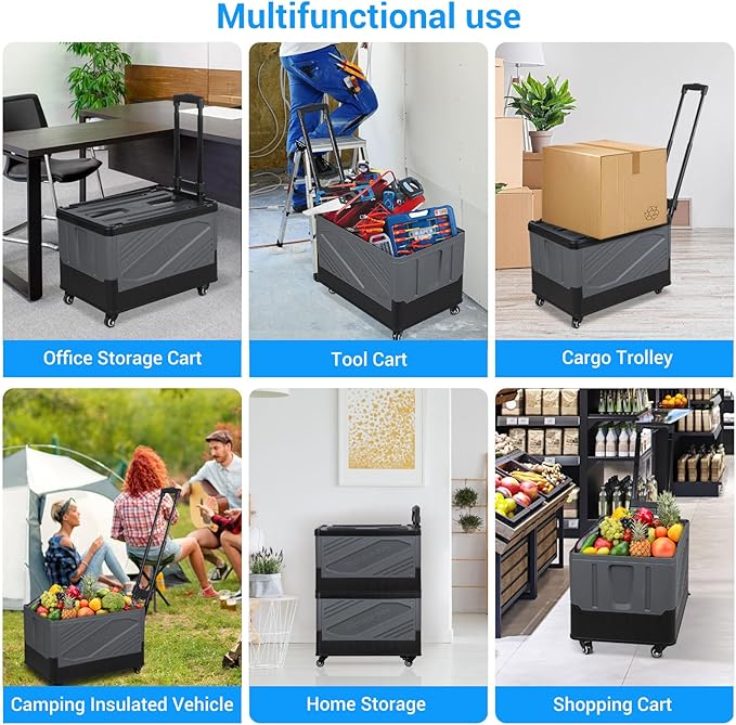 XCBYT Storage Bins with Wheels - Image 2