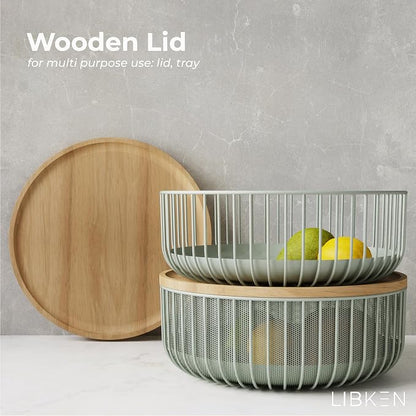 Metal Wire Mesh Fruit Baskets - Image 2