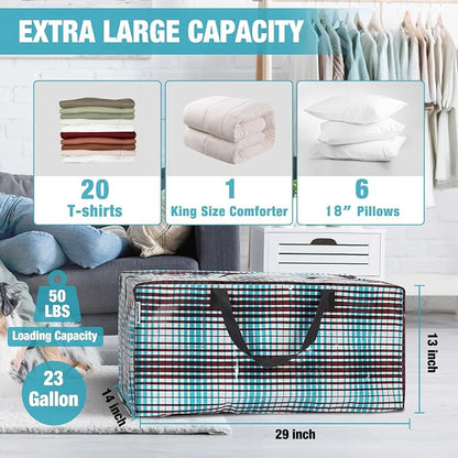 WORKPRO 6 Pack Extra Large Moving Bags - Image 4