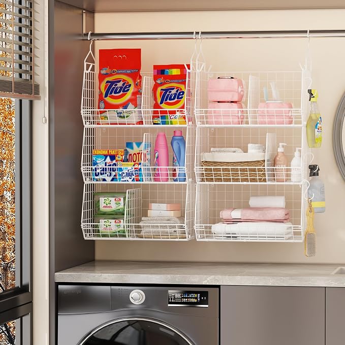 4 Tier Extra Large Hanging Closet Organizer, Closet Organizer Hanging - Image 6