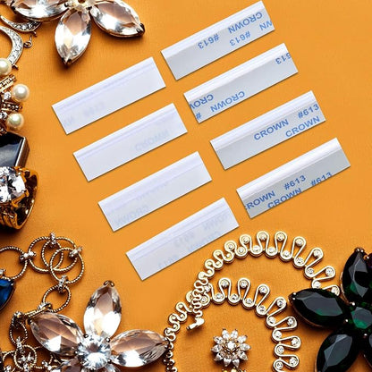 150 Pieces Earring Card Adapter Self-Adhesive Lip Adapter Plastic Lip Hanger - Image 6