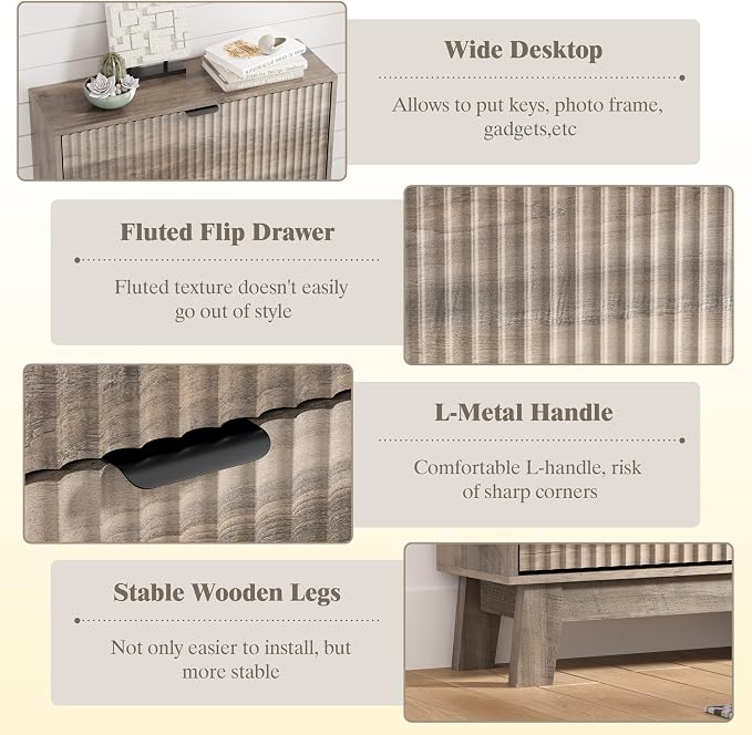 HUANLEGO Shoe Cabinet Storage for Entryway - Image 5