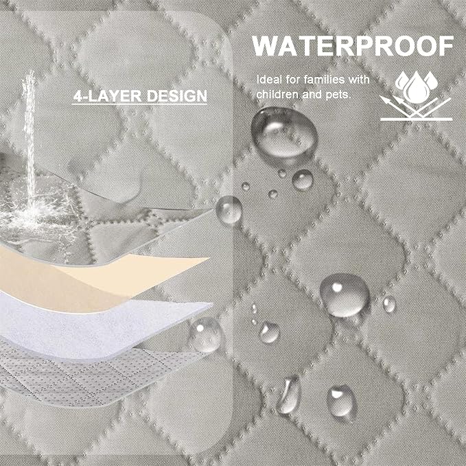 Waterproof Sofa Armrest Cover Headrest Cover - Image 3