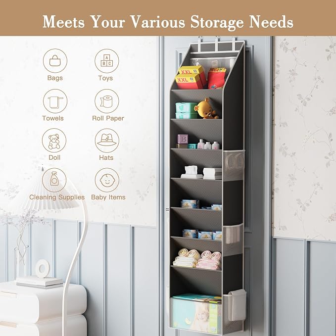 Criusia Shoe Organizer, Over the Door Shoe Organizer - Image 7