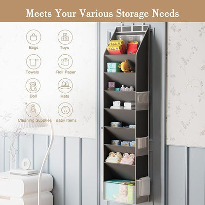 Criusia Shoe Organizer, Over the Door Shoe Organizer - Image 7