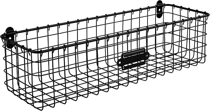 Spectrum Wall Mounted Wire Basket by Unknown