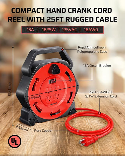 DEWENWILS Extension Cord Reel - Image 3