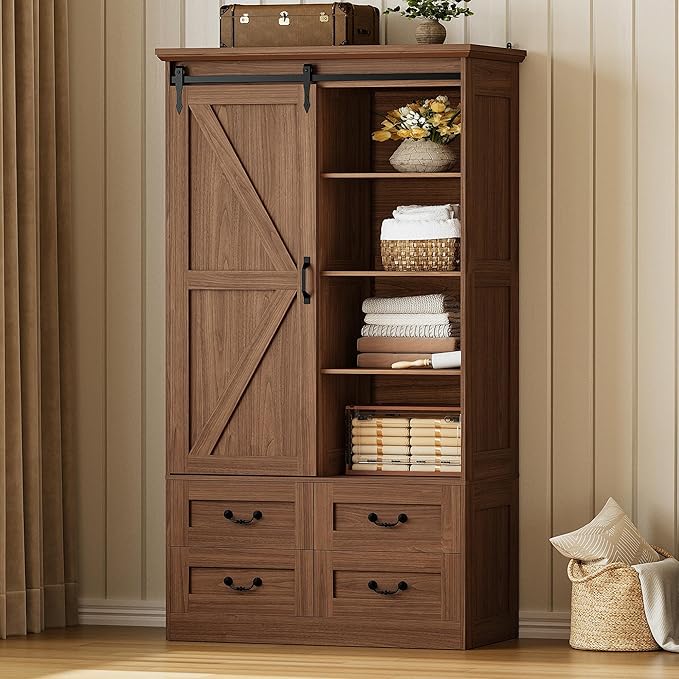 IRONCK Armoire Wardrobe Closet by IRONCK