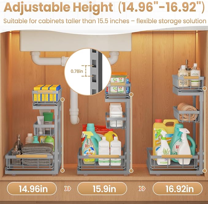 Under Sink Organizer and Storage - Image 7