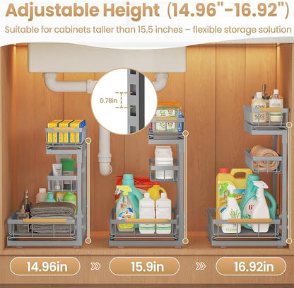 Under Sink Organizer and Storage - Image 7