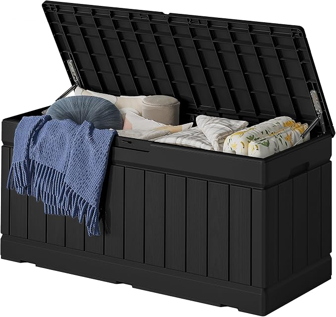 78 Gallon Deck Box Outdoor Indoor Waterproof Storage Box by Acurax