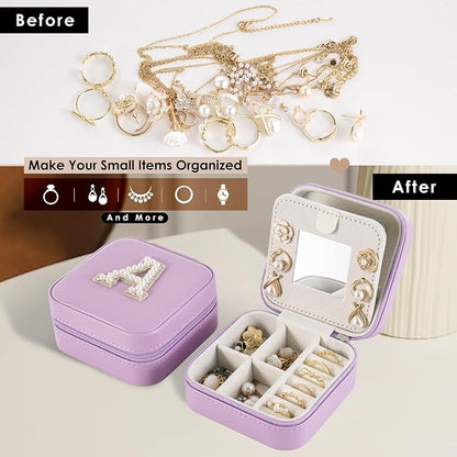 Travel Jewelry Case, Small Jewelry Box Organizer - Image 5