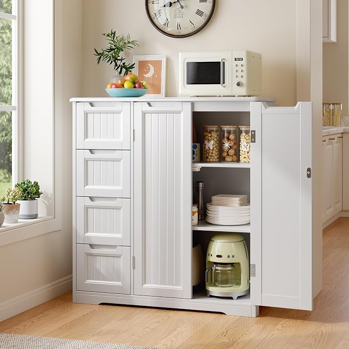 Gizoon Storage Cabinet, Adjustable Shelf, Modern Floor Cabinet - Image 8