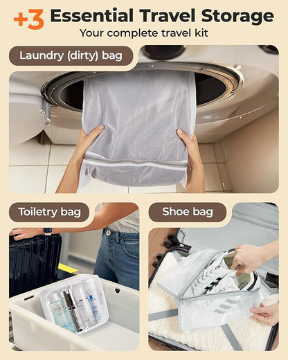 BAGSMART Travel Vacuum Bags for Suitcase & Home, 18 Pack - Image 5