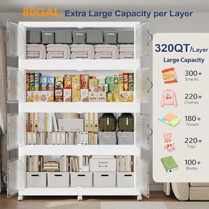 1280QT Extra Large Stackable Storage Bins - Image 3
