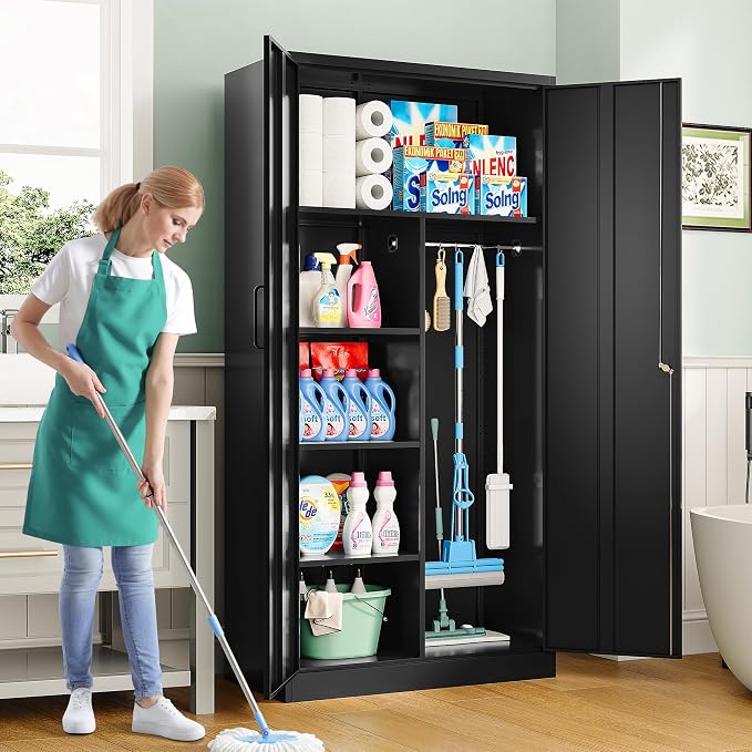 Wide & Deep Metal Storage Cabinet - Image 2
