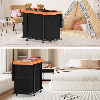 300L Large Fashion Laundry Basket - Image 6