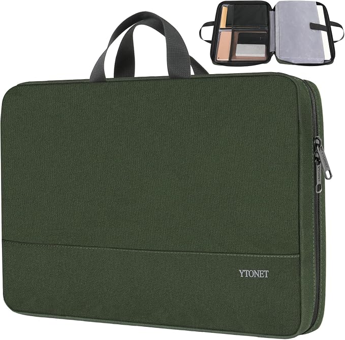 Ytonet Laptop Bag 15.6 Inch, Stylish Water Resistant Laptop Case | Compatible by YTONET