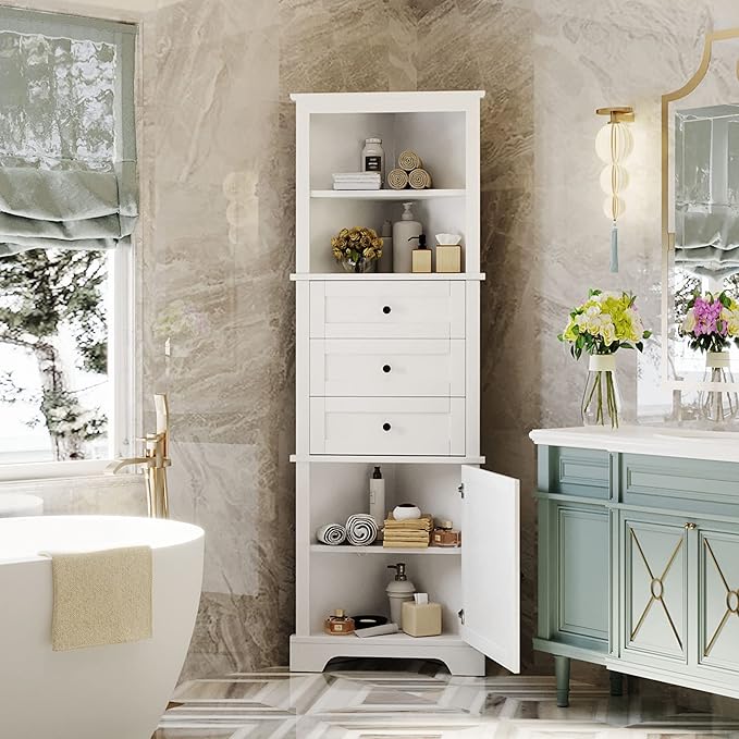 68.9" Tall Triangle Corner Cabinet - Image 8