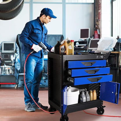 WORKPRO 27.5 Inch 3-Drawer Rolling Tool Chest - Image 2