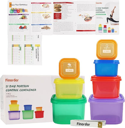 Finorder 21 Day Portion Control Container Kit by Yourfinalorder