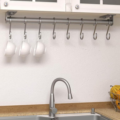 Dseap Kitchen Utensil Holder Hanger, Pot and Pan Rack Wall Mounted, Kitchen Rail - Image 4