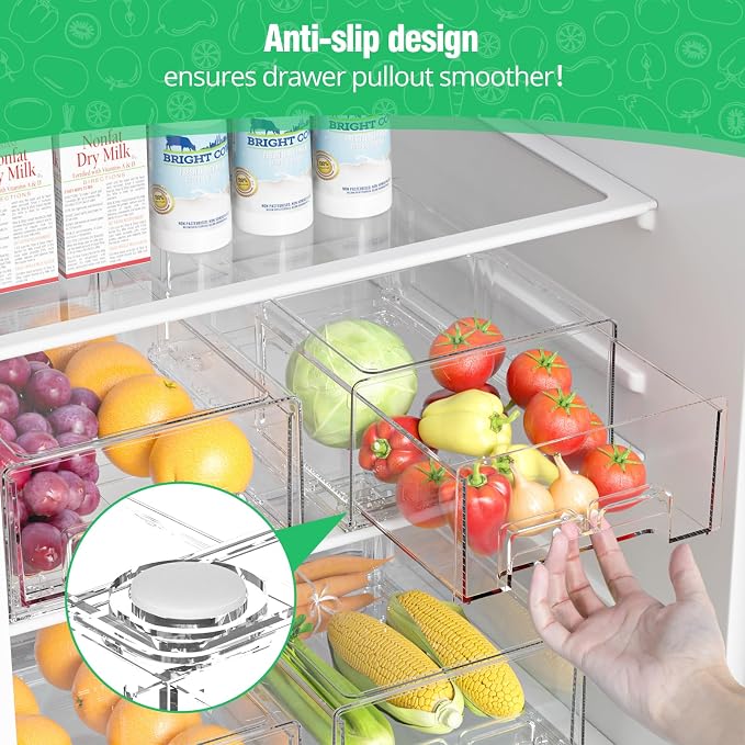2 Pack Refrigerator Drawers - Image 4