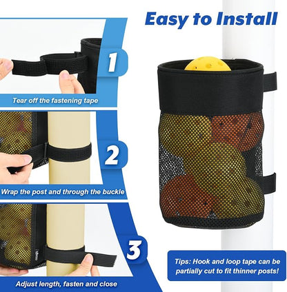 Cosmos Pickleball Ball Holder Adjustable Hanging Bag - Image 5