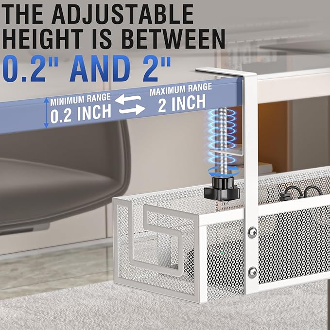 Under Desk Cable Management Tray - Image 2