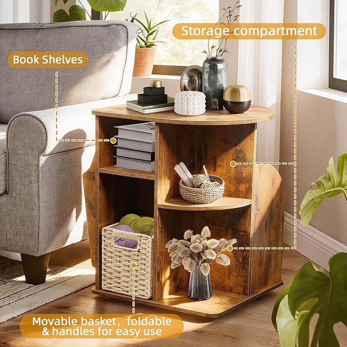 TooCust Rotating End Table - Image 6