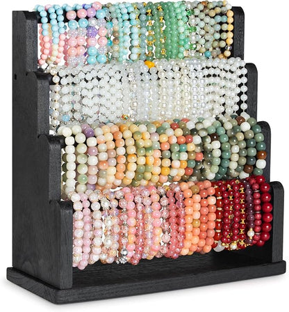Emfogo Bracelet Holder, 4 Tier Bracelet Organizer Storage by Emfogo
