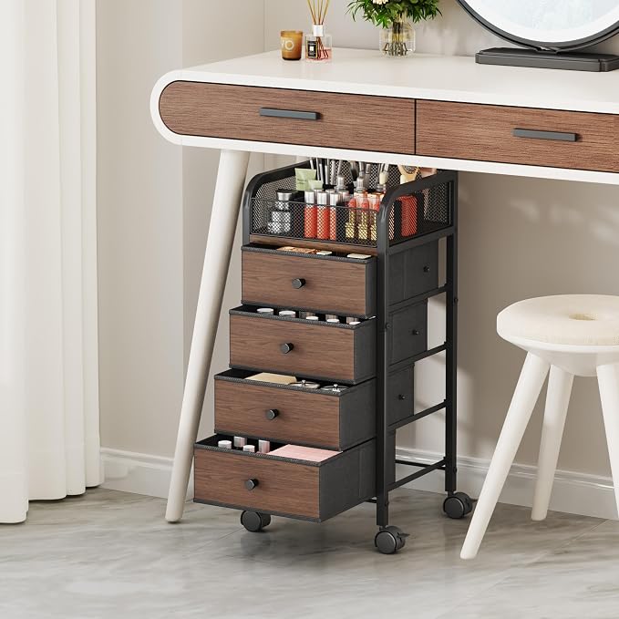 SWTYMIKI Rolling Makeup Organizer Cart - Image 4