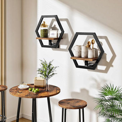 Floating Shelves Set of 2, Wall Planters - Image 7