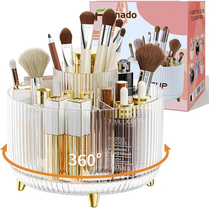 360° Rotate Makeup Brush Holder Organizer, Makeup Organizers Countertop by Unknown