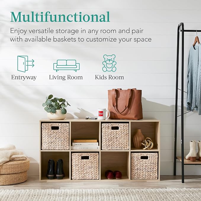 Best Choice Products 8-Cube Storage Organizer, 13.5in Shelf Opening, Display - Image 4