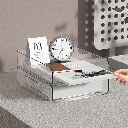 2-Tier Acrylic Paper Tray Organizer - Image 6