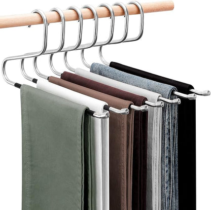 DOIOWN Pants Hangers: 30 Pack Open Ended Space Saving Clothes Hangers by DOIOWN