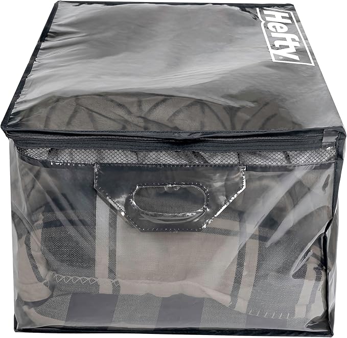 Hefty Storage Bags Extra Large Double Zipper Backpack, Heavy Duty Water - Image 7