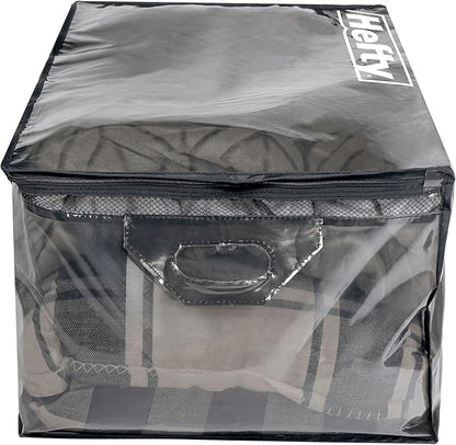 Hefty Storage Bags Extra Large Double Zipper Backpack, Heavy Duty Water - Image 7