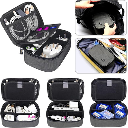 sisma Travel Electronics Organizer Small Carrying Case - Image 4
