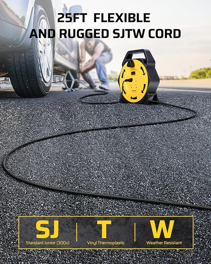DEWENWILS Extension Cord Reel - Image 3