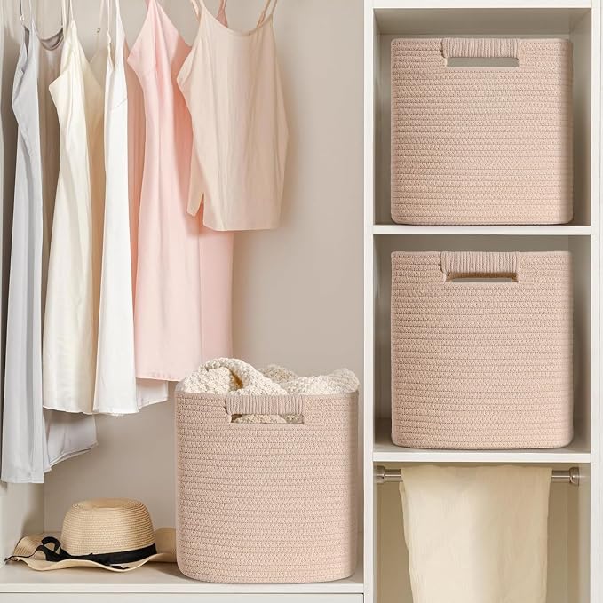 11 Inch Storage Cubes, 3 Pack Cube Storage Bins - Image 8