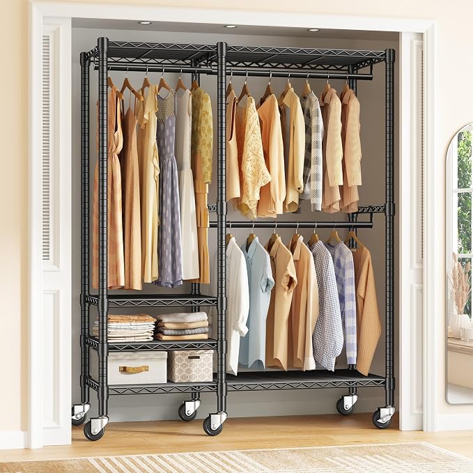Raybee 79" H Clothes Rack, Clothing Racks - Image 3