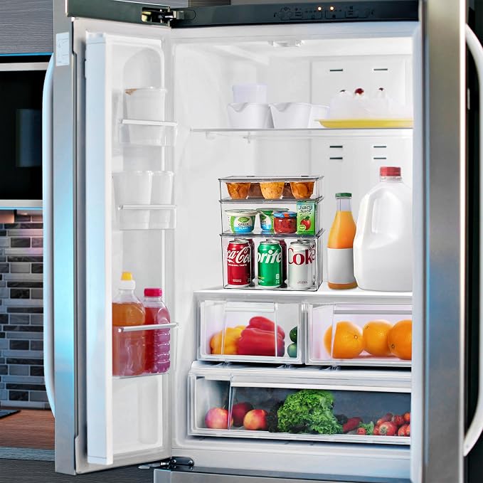 Pantry Storage Bins for with Hinged Lids - Image 8