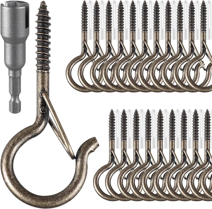 96 PCS Q-Hanger Hooks, Screw Hooks by FSAH