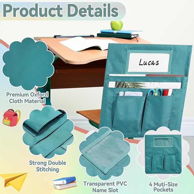 gisgfim 12 Pcs Small Chair Pockets - Image 3